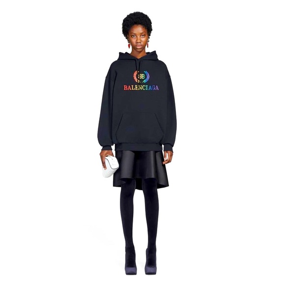 Balenciaga Rainbow BB Hoodie XS - Picture 2 of 7